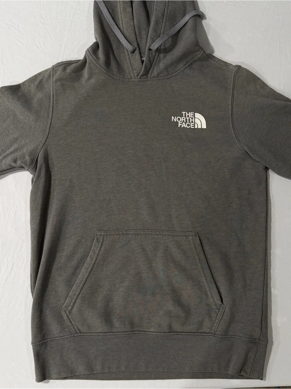 The North Face Men's Dark Gray Crewneck Hoodie Pullover